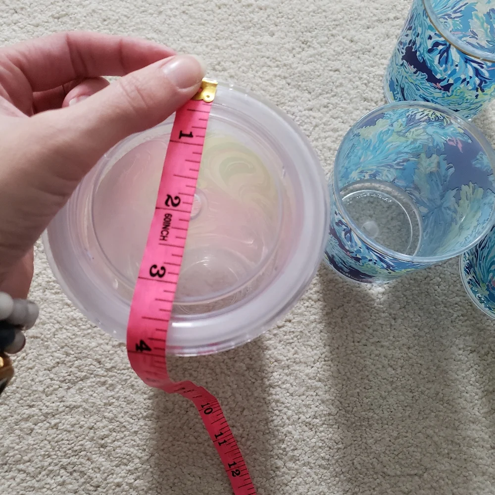 Lilly Pulitzer Set of Acrylic Tumbler and Drinking Cups